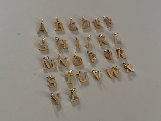 Initialen 14K verguld