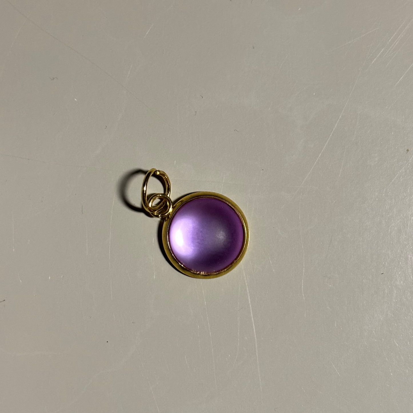 cabochon lila 12 mm