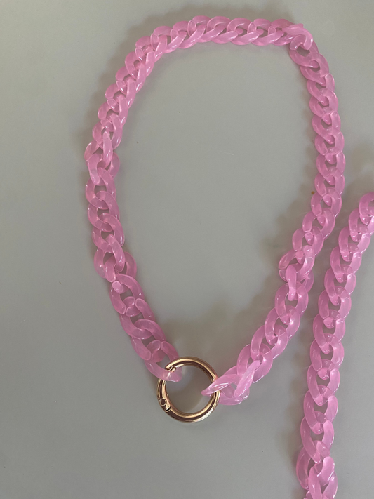 Choker lichtroze