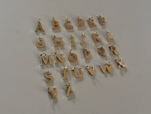 Initialen 14K verguld